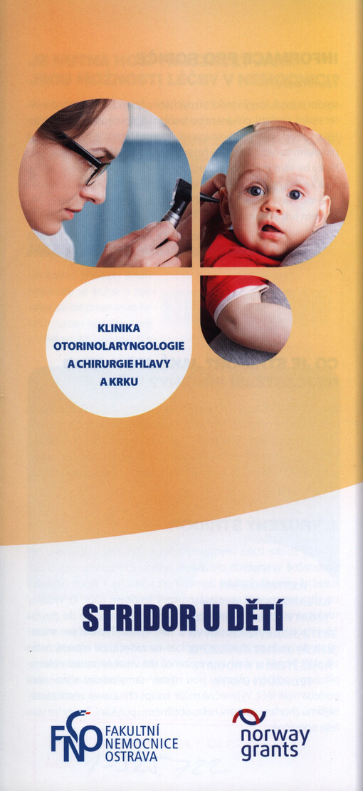 Stridor u dětí