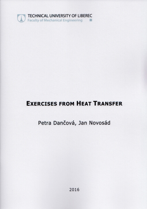 Exercises from heat transfer