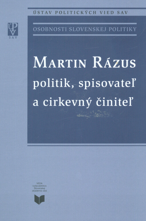 Martin Rázus, politik, spisovatel a cirkevný činitel.