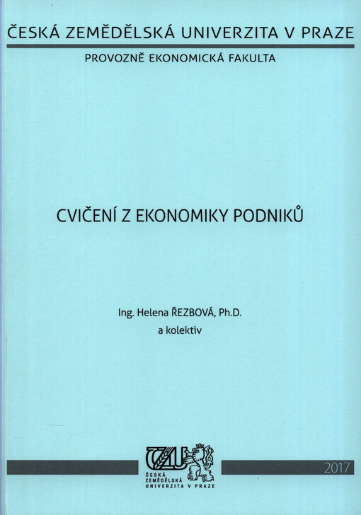 Cvičení z ekonomiky podniků