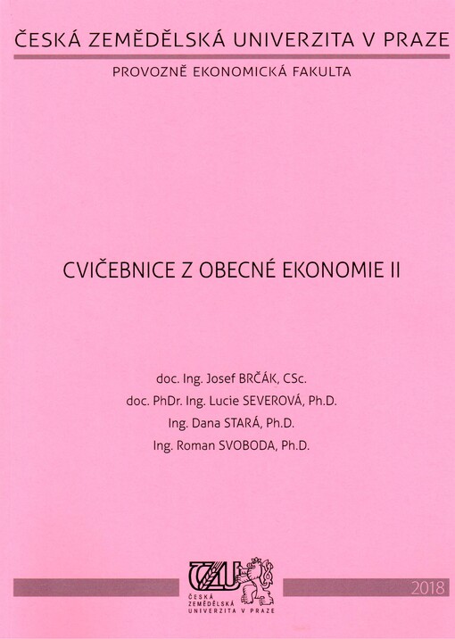 Cvičebnice z obecné ekonomie II