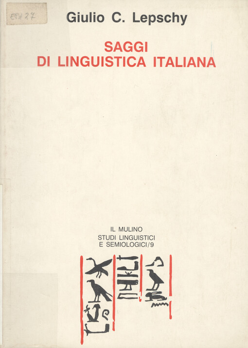 Saggi di linguistica italiana