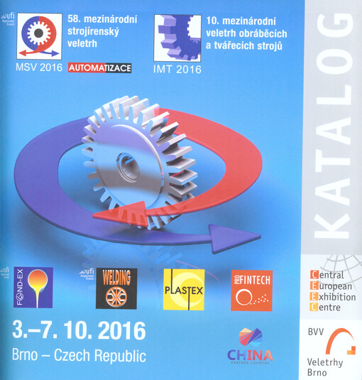 MSV ... : mezinárodní strojírenský veletrh : Brno, Czech Republic ... : katalog