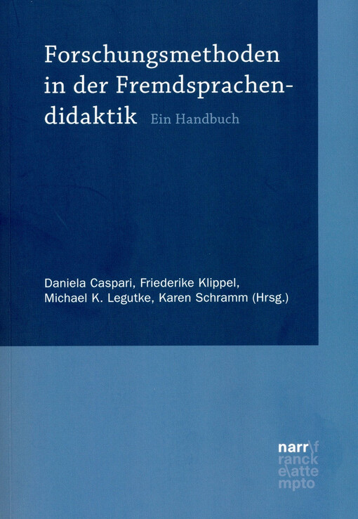 Forschungsmethoden in der Fremdsprachendidaktik : ein handbuch