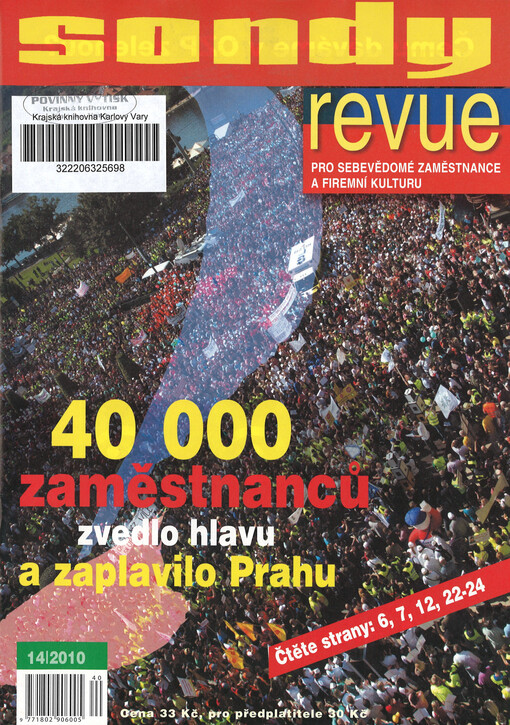 Sondy revue : pro sebevědomé zaměstnance a firemní kulturu