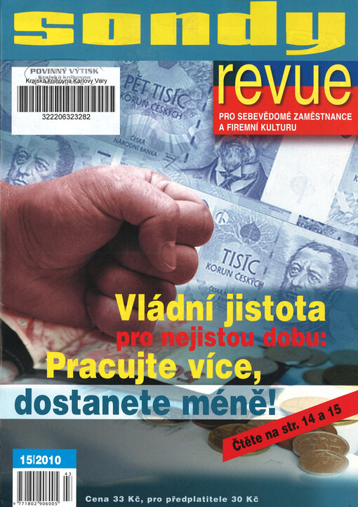 Sondy revue : pro sebevědomé zaměstnance a firemní kulturu