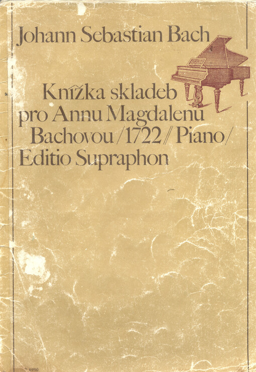 Knížka skladeb pro Annu Magdalenu Bachovou : 1722 : piano
