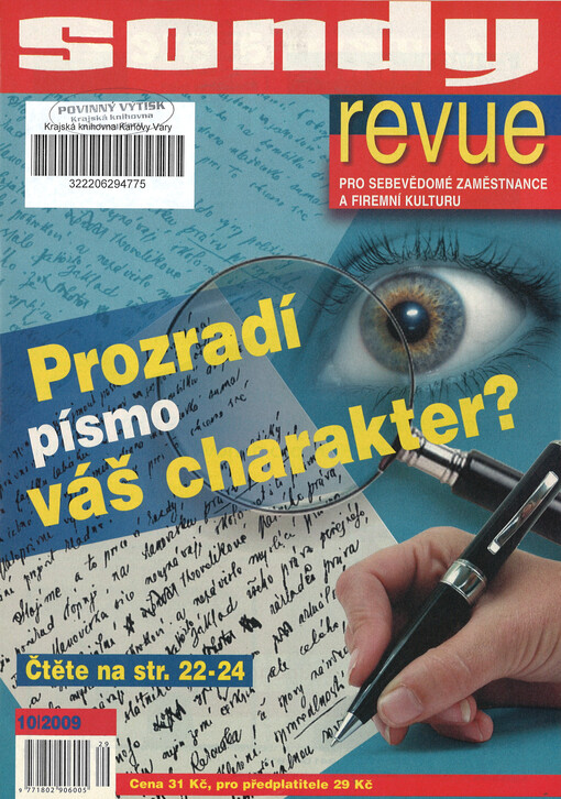 Sondy revue : pro sebevědomé zaměstnance a firemní kulturu