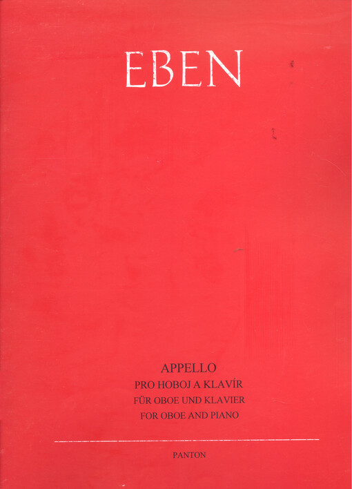Appello pro hoboj a klavír : (1995)