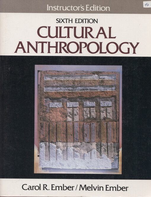 Cultural anthropology