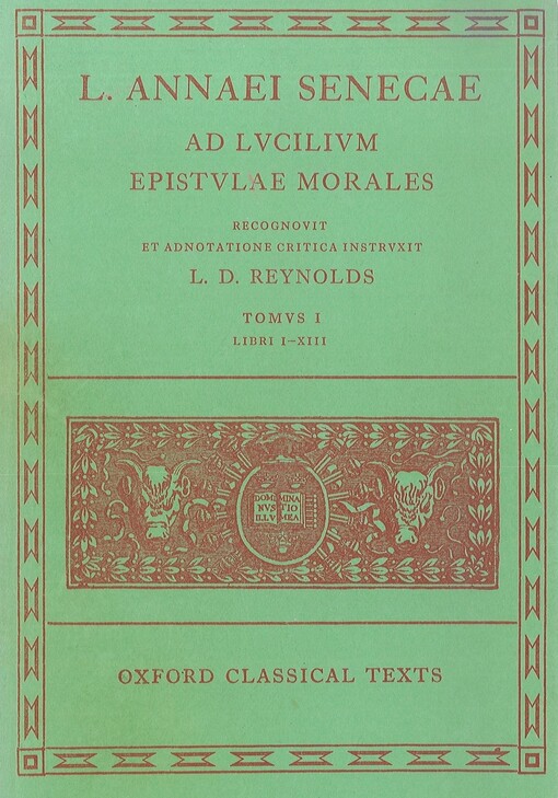 Ad Lucilivm epistvlae morales