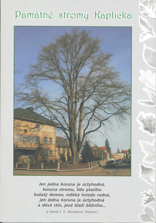 Památné stromy Kaplicka