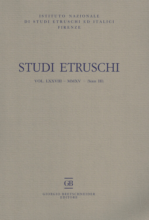 Studi etruschi