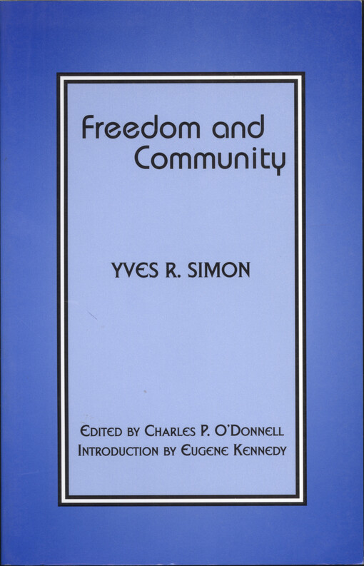 Freedom and community