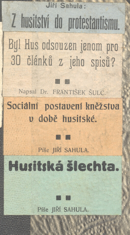 Z husitství do protestantismu : historicko-náboženská úvaha. Díl VI., Nezdar éry Mystopolovy