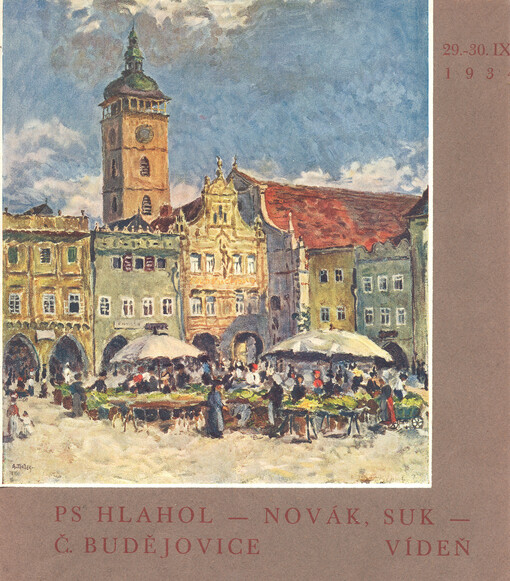 PS Hlahol - Novák, Suk - Č. Budějovice Vídeň