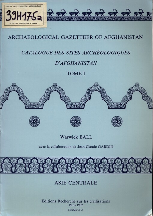 Archaeological gazetteer of Afghanistan