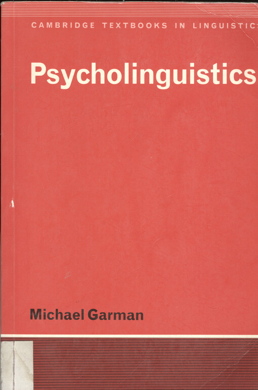 Psycholinguistics