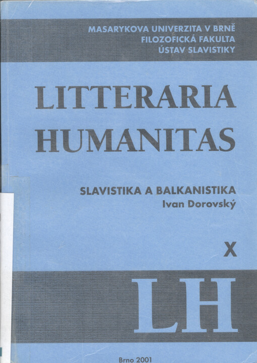 Slavistika a balkanistika