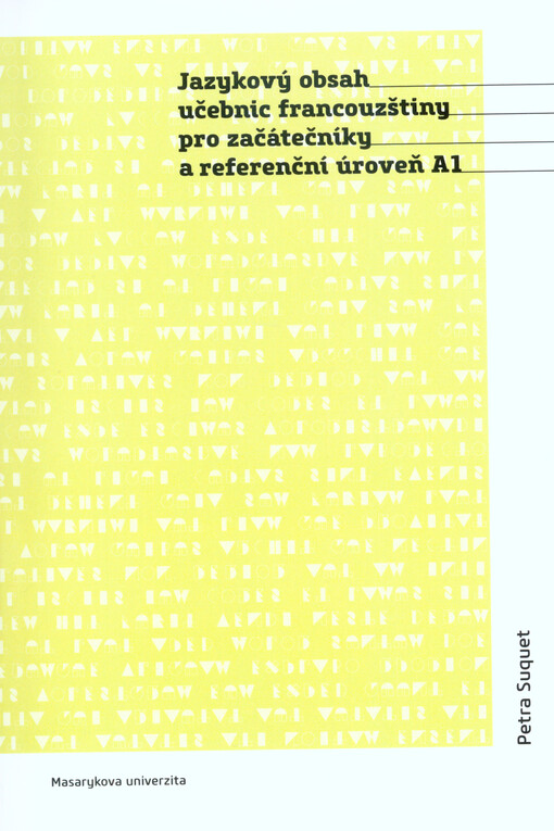 Jazykový obsah učebnic francouzštiny pro začátečníky a referenční úroveň A1