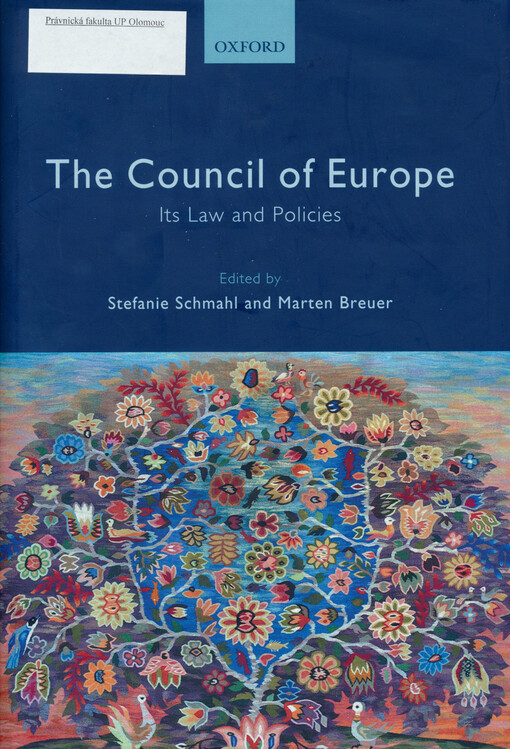 The Council of Europe : its law and policies