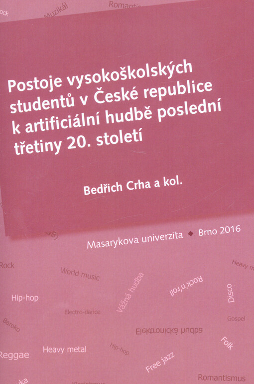 Postoje vysokoškolských studentů v České republice k artificiální hudbě poslední třetiny 20. století
