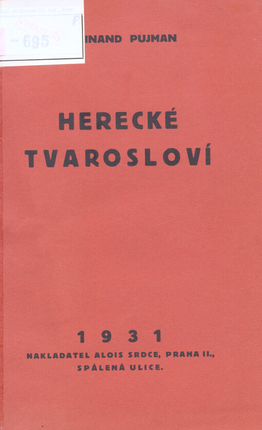 Herecké tvarosloví