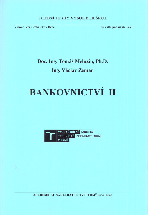 Bankovnictví II