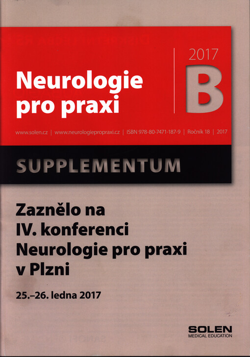 Zaznělo na IV.konferenci Neurologie pro praxi v Plzni
