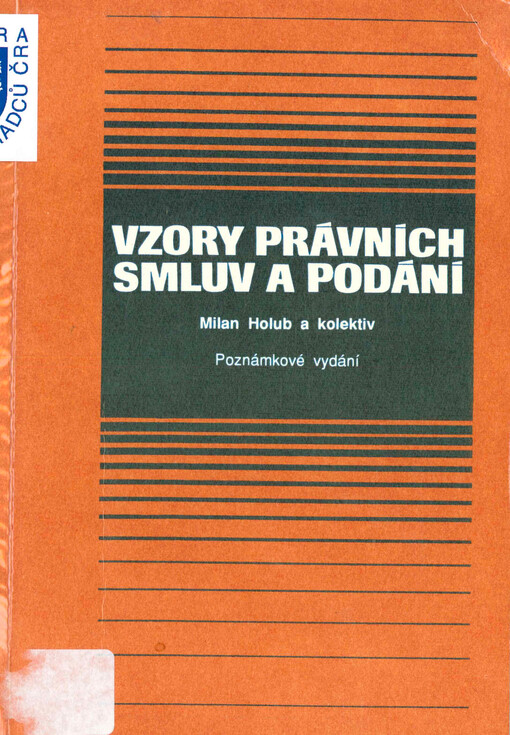 Vzory právních smluv a podání pro občany