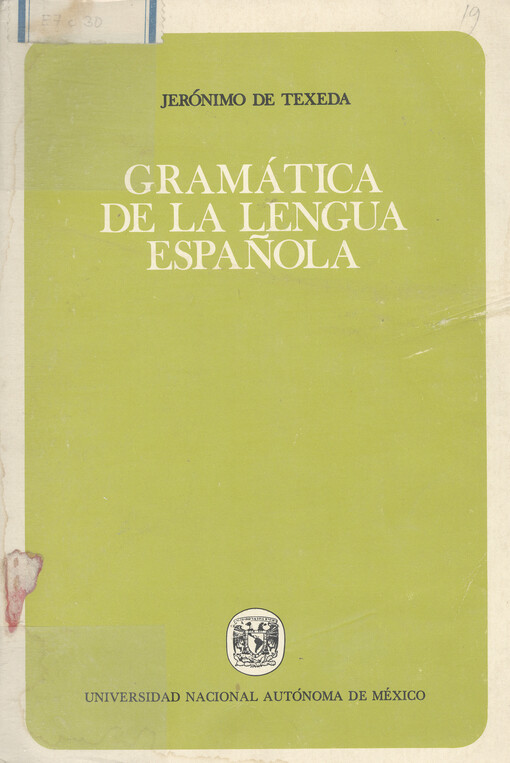 Gramática de la lengua española