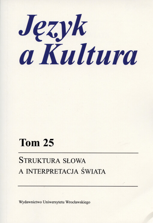 Wyraz i zdanie w językach słowiańskich