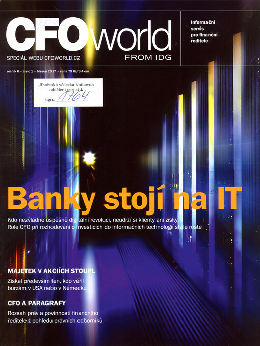 CFO world : informační servis pro finanční ředitele : speciální příloha webu cfoworld.cz