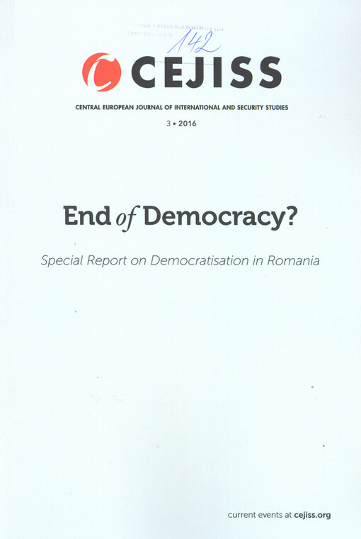 Central European journal of international & security studies