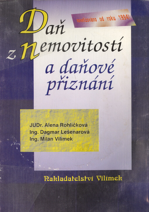 Přiznání k dani z nemovitostí po novele zákona