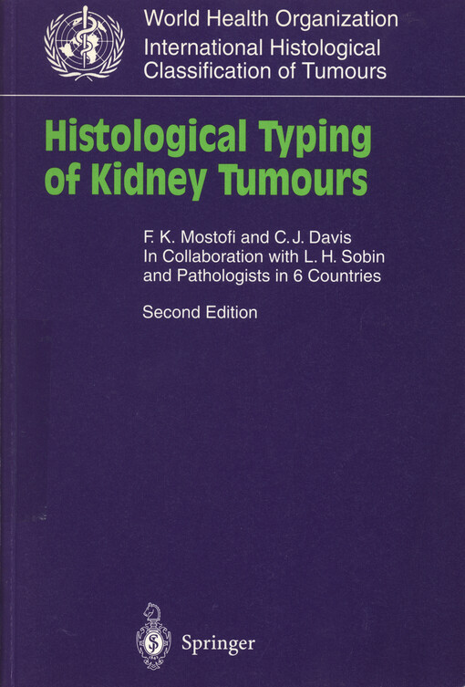 Histological typing of kidney tumours