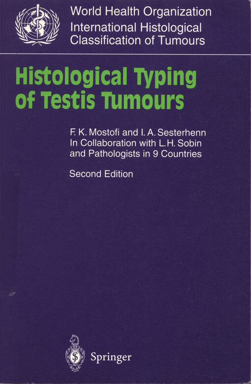 Histological typing of testis tumours