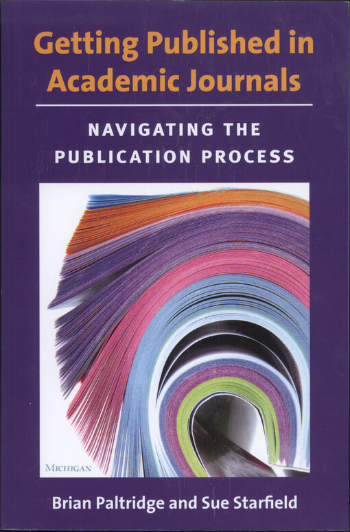 Getting published in academic journals : navigating the publication process