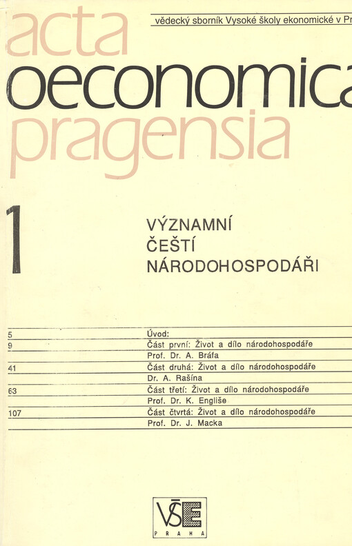 Významní čeští národohospodáři