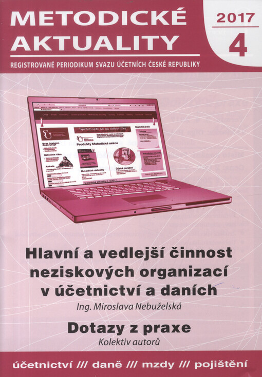 Hlavní a vedlejší činnost neziskových organizací v účetnictví a daních