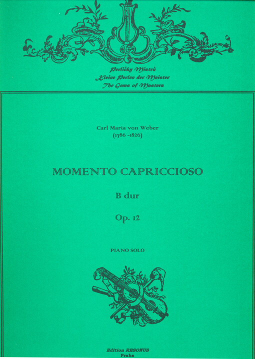 Momento capriccioso B dur, op. 12 piano solo