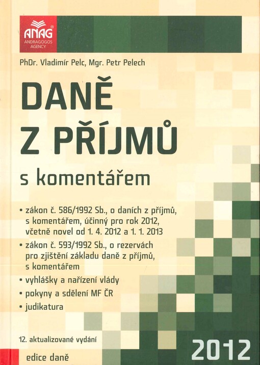 Daně z příjmů s komentářem