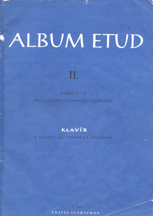 Album etud. II. : výběr etud pro 3. stupeň technické vyspělosti : klavír