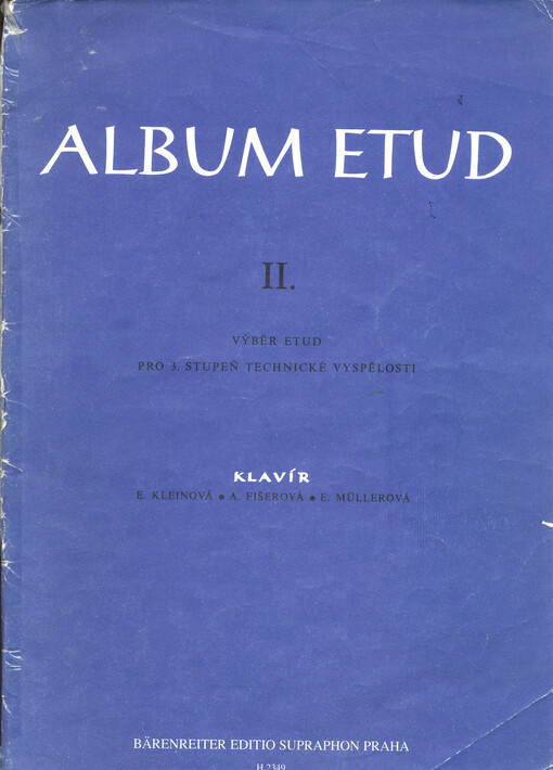 Album etud. II. výběr etud pro 3. stupeň technické vyspělosti : klavír