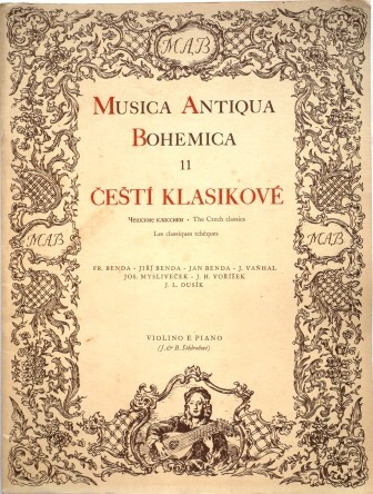 Čeští klasikové violino e piano