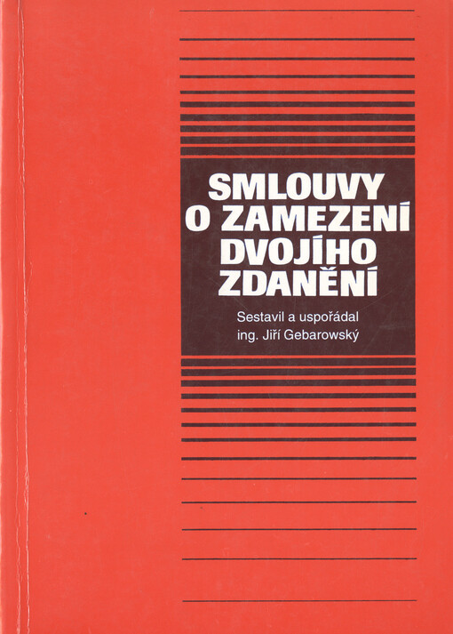 Smlouvy o zamezení dvojího zdanění: Podle právního stavu k 1.1.1994