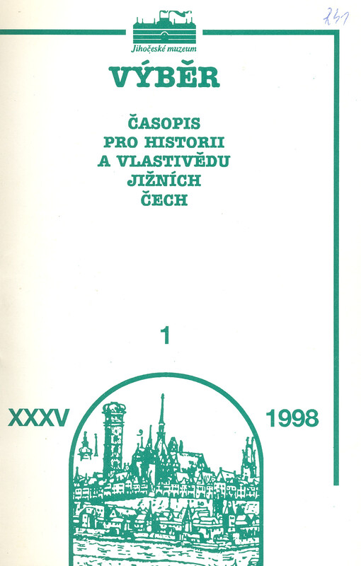 Výběr : časopis pro historii a vlastivědu jižních Čech