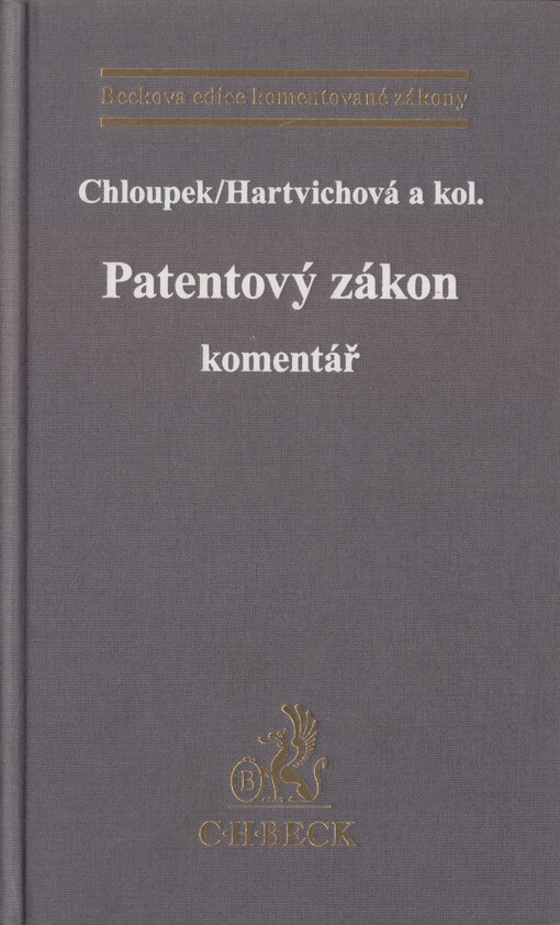 Patentový zákon : komentář