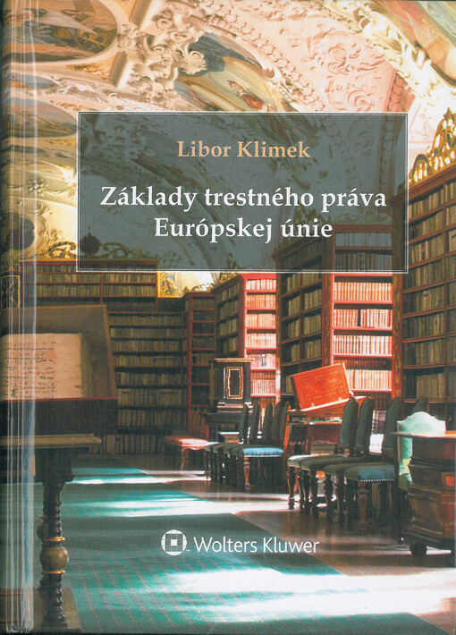 Základy trestného práva Európskej únie