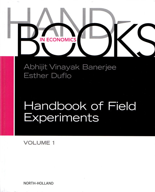 Handbook of economic field experiments
